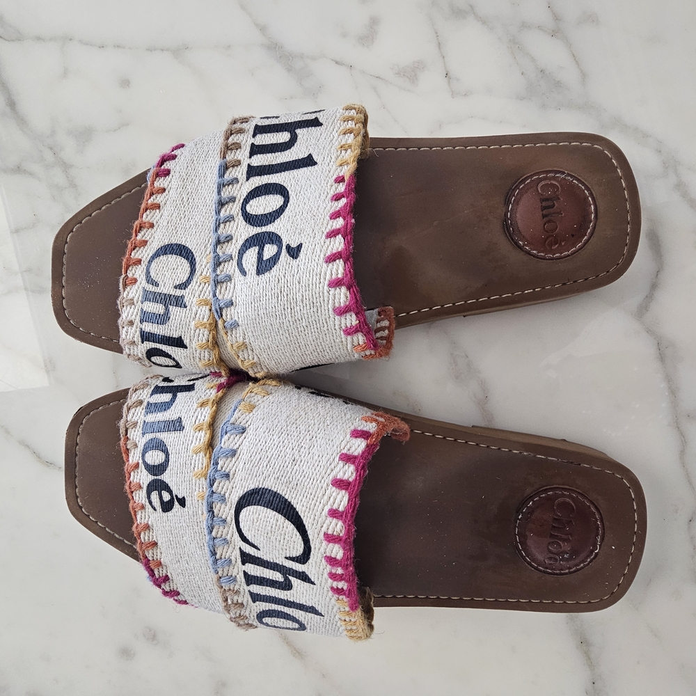 Chloe Woody Slides - Picture 3 of 16